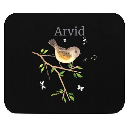 Waldier Bird Name Arvid Mouse Pads