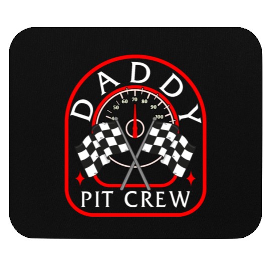 Daddy Pit Crew Mouse Pads, Father's Day Gift Race Day