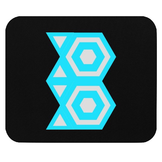 Letter B Logo Robot Mouse Pads