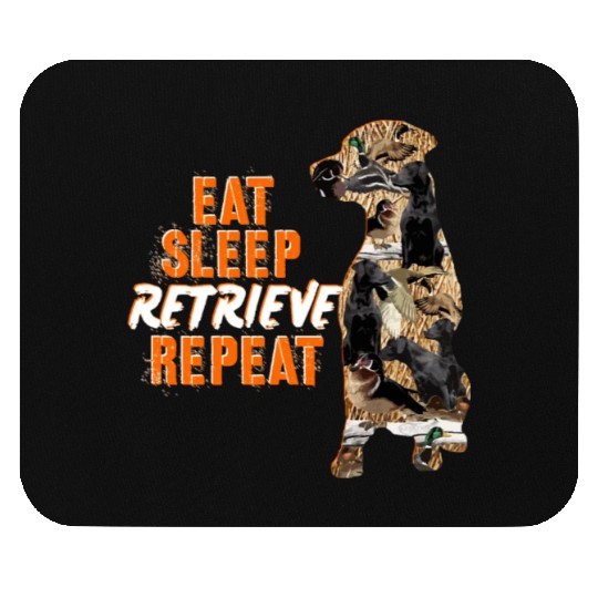Labrador Retriever Duck Hunting Design Mouse Pads