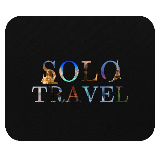 in love with solo travel, in all seasons Mouse Pads