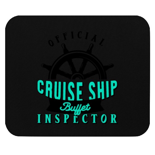 Funny Cruise Ship Buffet Inspector Partners Mouse Pads