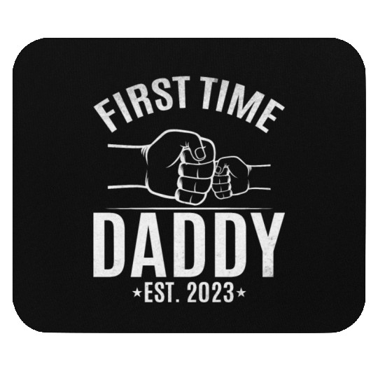 First Time Daddy Est. 2023 Daddy To Be Paternity Mouse Pads