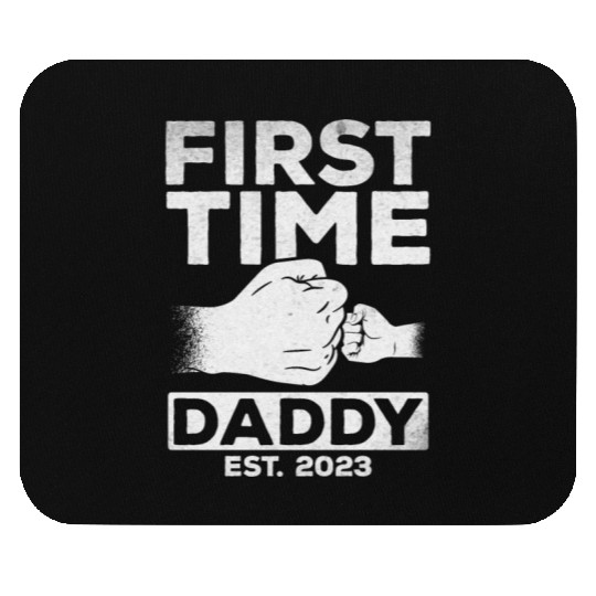 First Time Daddy Est. 2023 Daddy To Be Paternity Mouse Pads