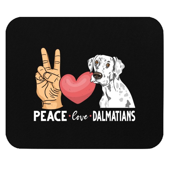 Cute Dalmatian Dog Lover Mouse Pads