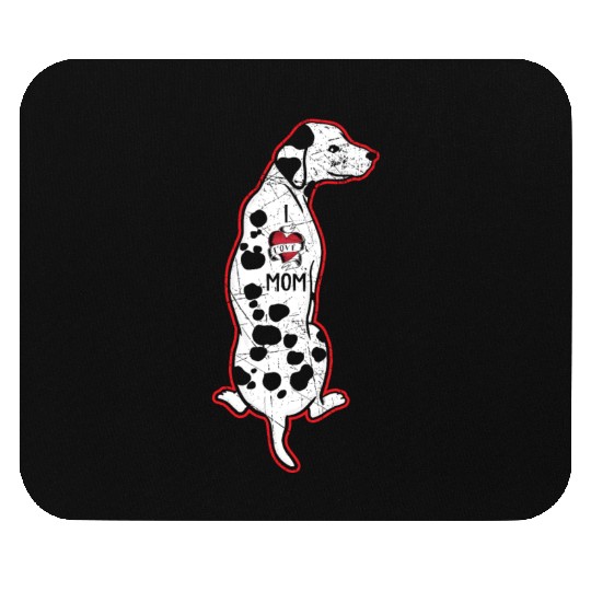 Spot Squad Dalmatian Owner Dog Lover Mothers Day Mouse Pads