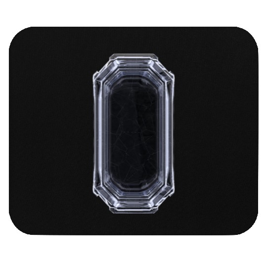 Mysterious Crystal - Black & White Mouse Pads
