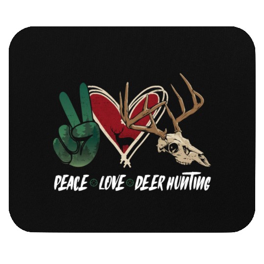 Buck Deer Hunting Hunter Girl Mouse Pads