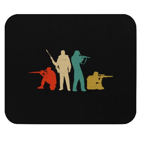Buck Deer Hunting Hunter Retro Mouse Pads