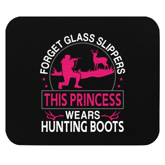Buck Deer Hunting Hunter Girl Mouse Pads