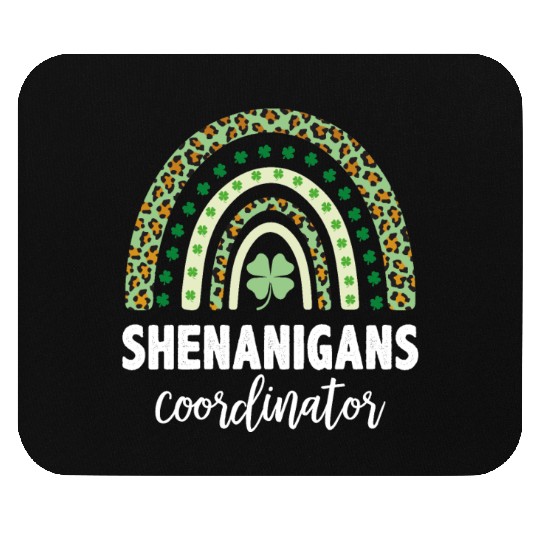 Shenanigans Coordinator Matching Teacher Rainbow Mouse Pads