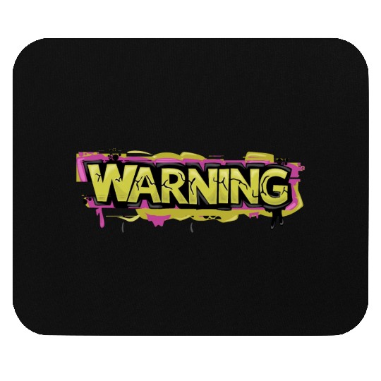 Glitch warning Mouse Pads