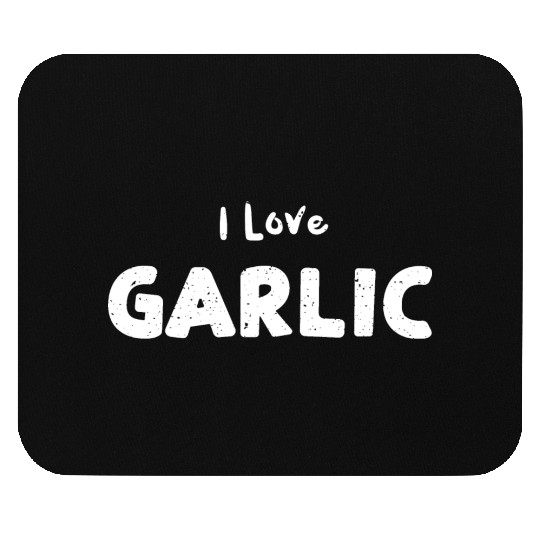 I Love Garlic - Halloween Mouse Pads