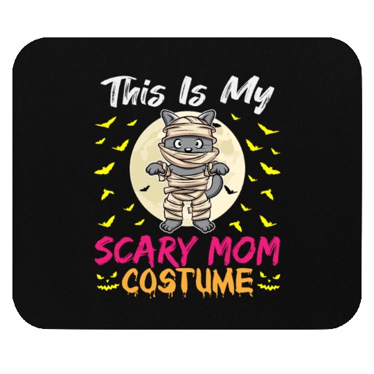 This Is My Scary Mom Costume Funny Halloween Mouse Pads