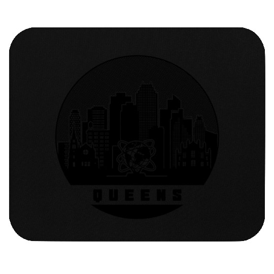 Queens New York Skyline Mouse Pads