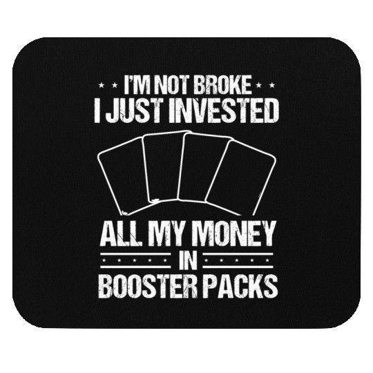 Trading Card Collecting broke Money Card Game Mouse Pads
