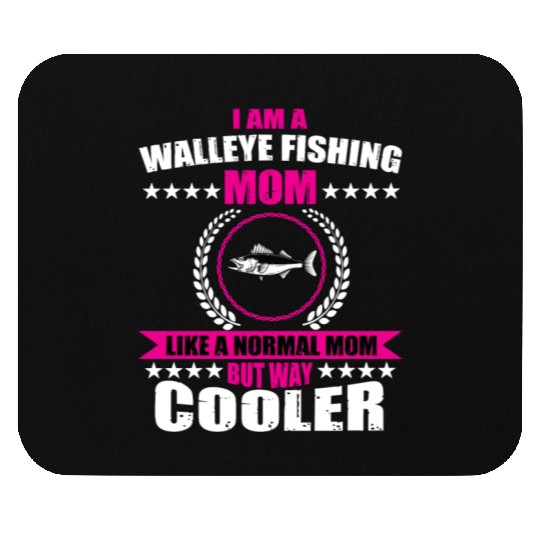 Walleye Fishing Mom For Women Mouse Pads