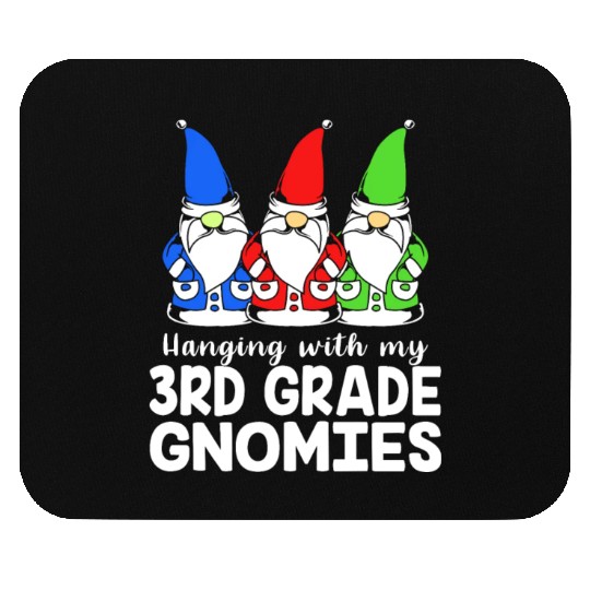 Teacher Christmas 3rd Grade Gnomies Third Grade Mouse Pads