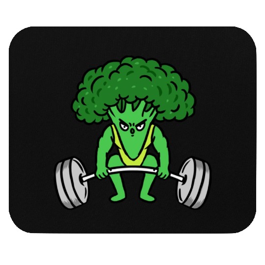 Weightlifting Broccoli For Broccoli Lover Mouse Pads