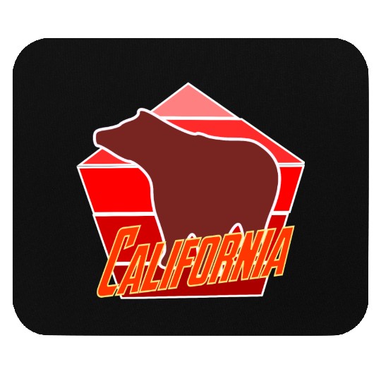 California Bear Flag Mouse Pads