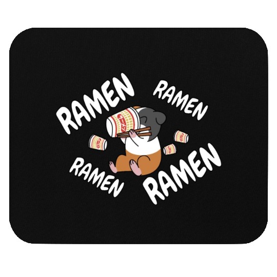 Guinea Pig Instant Ramen Noodles Mouse Pads