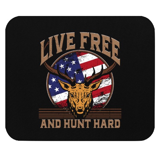 Buck Deer Hunting Hunter American Mouse Pads