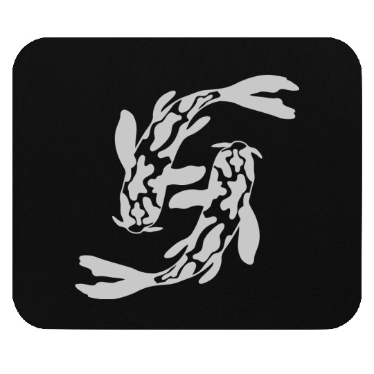design 2 koi fish Mouse Pads