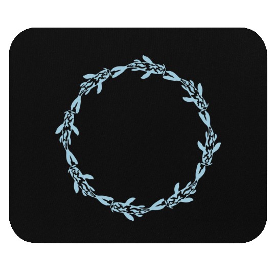 swimming koi fish nishikigoi Mouse Pads