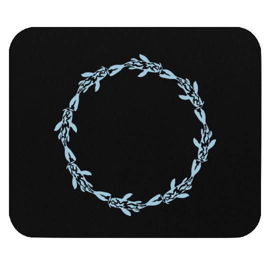 swimming koi fish nishikigoi Mouse Pads