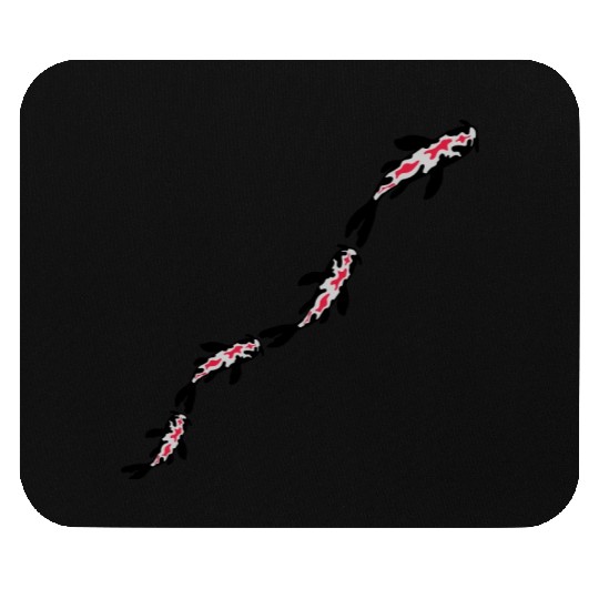 many koi fish nishikigoi Mouse Pads
