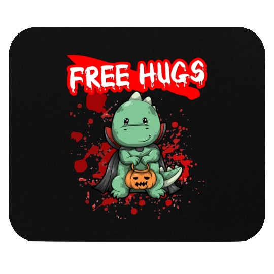 Free Hugs Halloween Sarcasm Scary Creepy Costume Mouse Pads