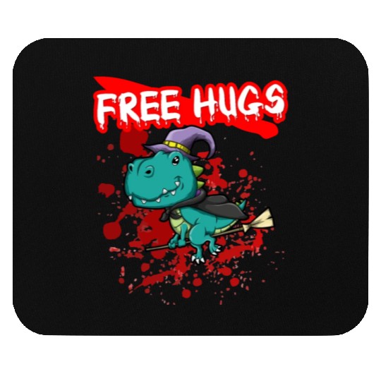 Free Hugs Halloween Sarcasm Scary Creepy Costume Mouse Pads