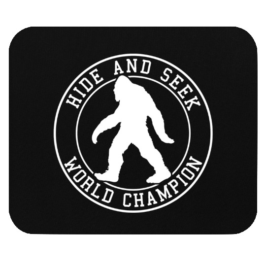 Hide And Seek World Champion Bigfoot Yeti Best Dad Mouse Pads