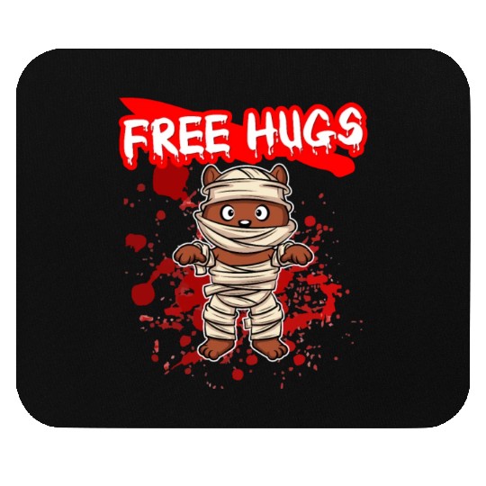 Free Hugs Halloween Sarcasm Scary Creepy Costume Mouse Pads