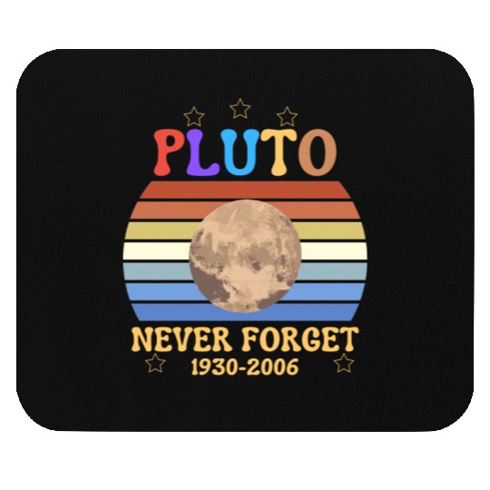 pluto never Forget light Mouse Pads