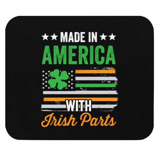 Made In America With Irish Parts Ireland Gaelic Mouse Pads