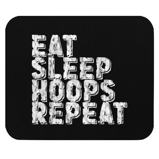Eat Sleep Hoops Repeat 3 Mouse Pads