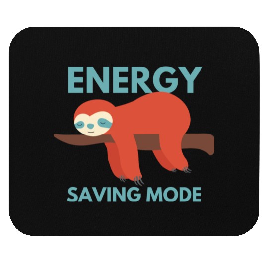 Energy saving mode cute animal sloth Mouse Pads