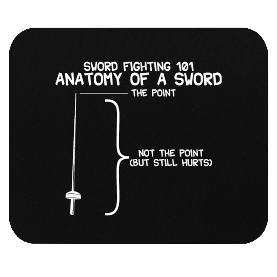 Sword Fighting 101 Anatomy Of A Sword Mouse Pads