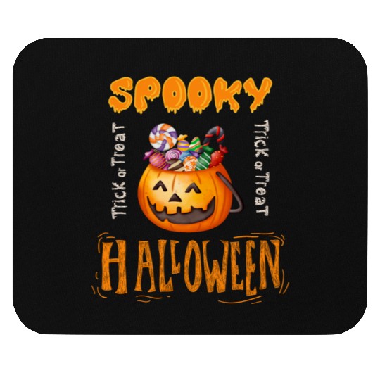 Candy Countdown, spooky Halloween, Trick or Treat Mouse Pads