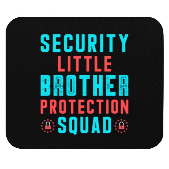 Security Little Brother Protection Squad Mouse Pads