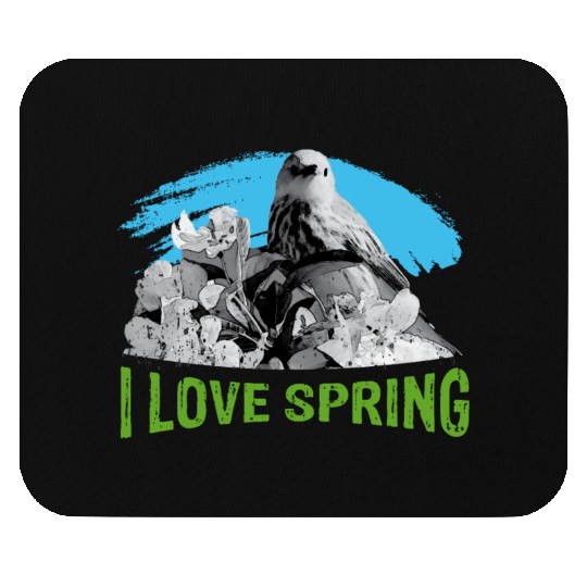 I love SPRING with Eagle Mouse Pads