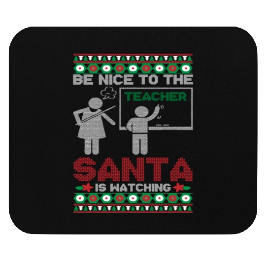Funny Teacher Ugly Christmas Mouse Pads