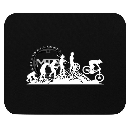 Evolution Downhill Mountain Bike Mtb Mountain Biki Mouse Pads