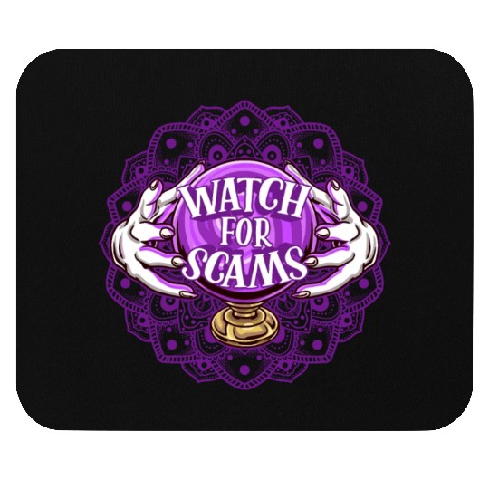 Halloween Witch Hands Witchcraft Scam Mouse Pads