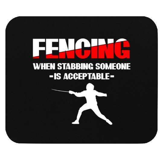 Fencing Sabre Fencing Fight Mouse Pads