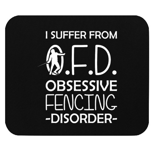 Fencing Fencing Coach Mouse Pads