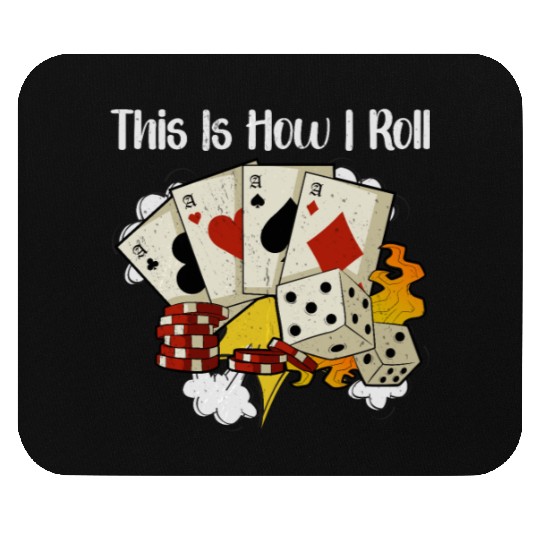 Poker Casino Poker Player Gambling Roulette Gift Mouse Pads