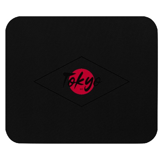 Tokyo Japan Badge Mouse Pads
