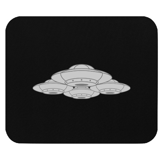Many UFOs squadron composite Mouse Pads